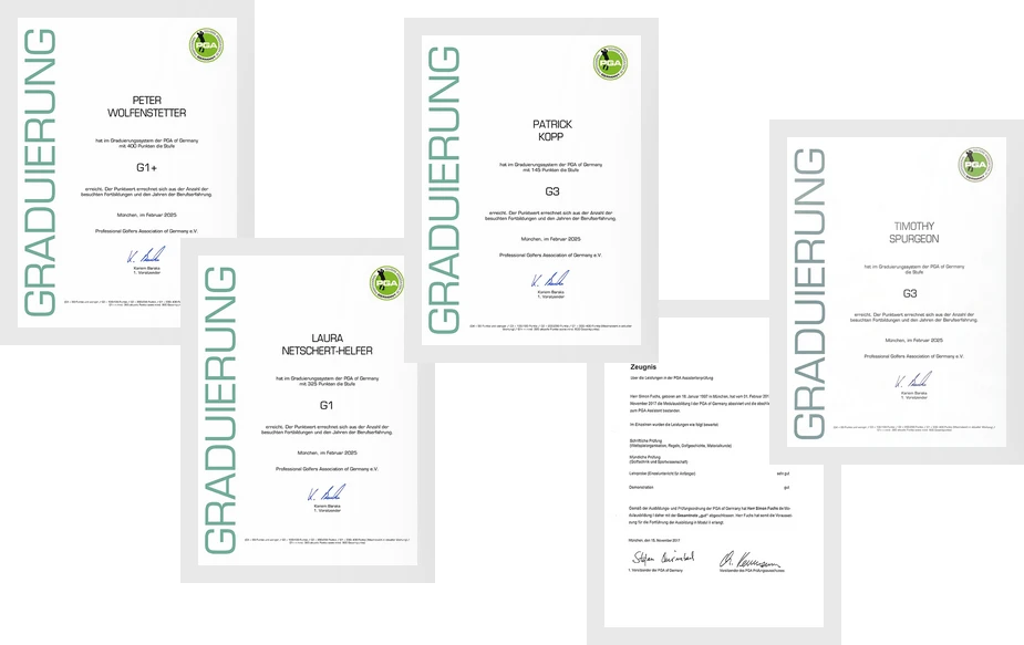 Graduierung - Golf Academy Olching
